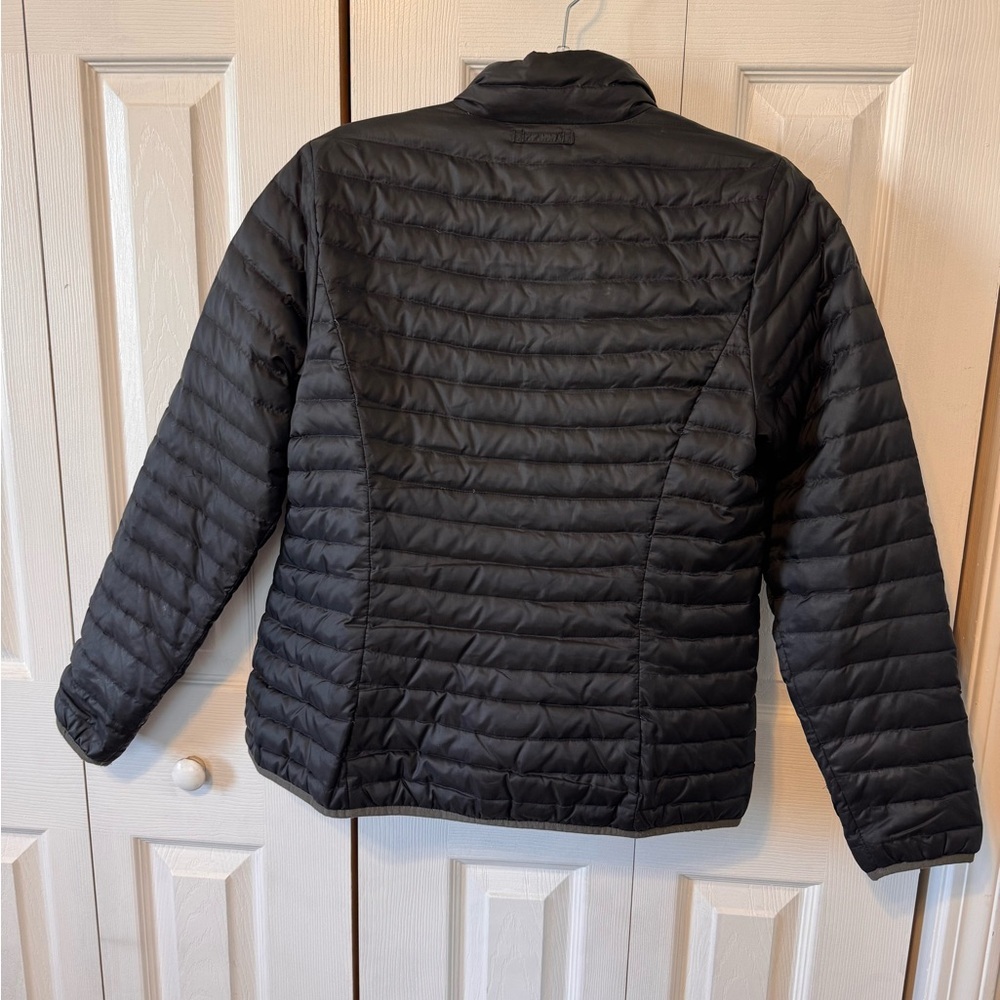 Eddie Bauer Women’s Black Puffer Jacket EB700 Series Size Small Broken Zipper - Picture 10 of 13